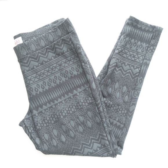 Mudd, Black pattern Workout leggings, Size Lg - Picture 2 of 10